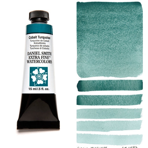 DANIEL SMITH Watercolour - 15mL - Cobalt Turquoise