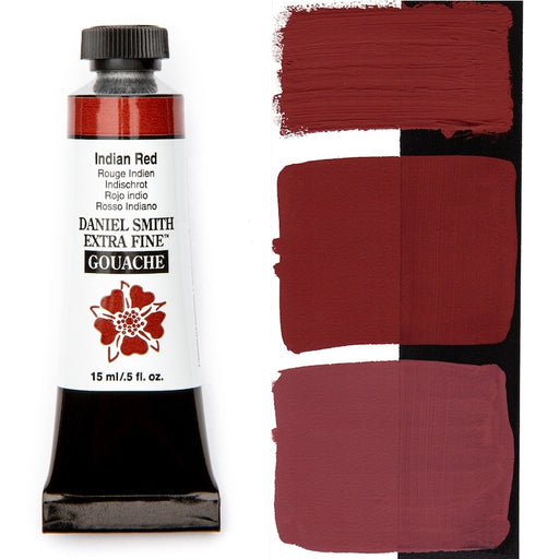 DANIEL SMITH Gouache - 15mL - Indian Red (PR101)