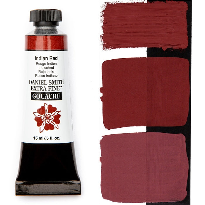 DANIEL SMITH Gouache - 15mL - Indian Red (PR101)