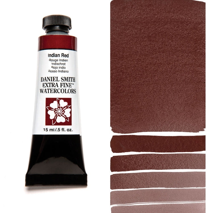 DANIEL SMITH Watercolour - 15mL - Indian Red (PR101) 