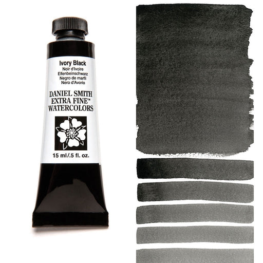 DANIEL SMITH Watercolour - 15mL - Ivory Black