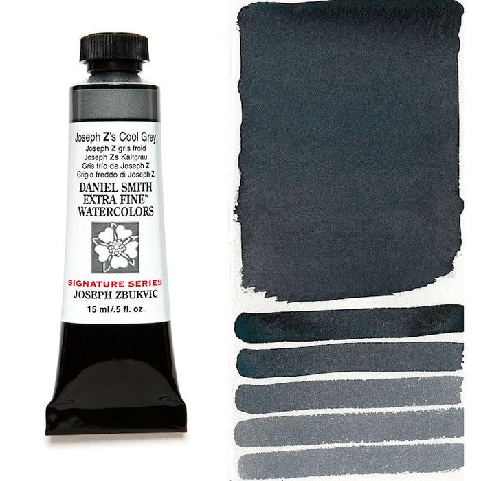 DANIEL SMITH Watercolour - 15mL - Joseph Z's Cool Grey (PB36,PV19,PBk6)