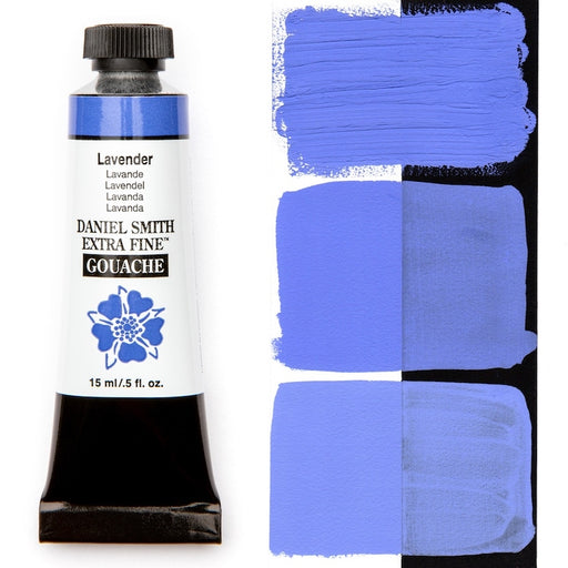 DANIEL SMITH Gouache - 15mL - Lavender (PW6,PV15,PB29)
