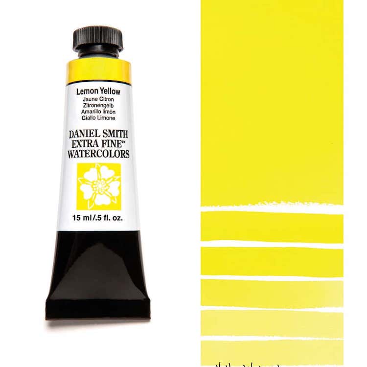 DANIEL SMITH Watercolour - 15mL - Lemon Yellow