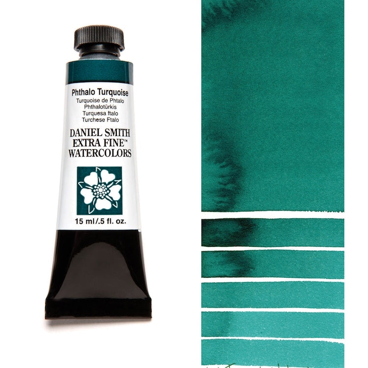 DANIEL SMITH Watercolour - 15mL - Phthalo Turquoise 