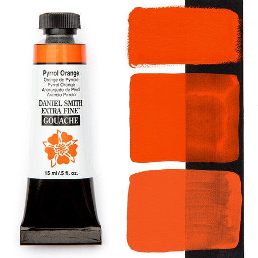 DANIEL SMITH Gouache - 15mL - Pyrrol Orange (PO73)