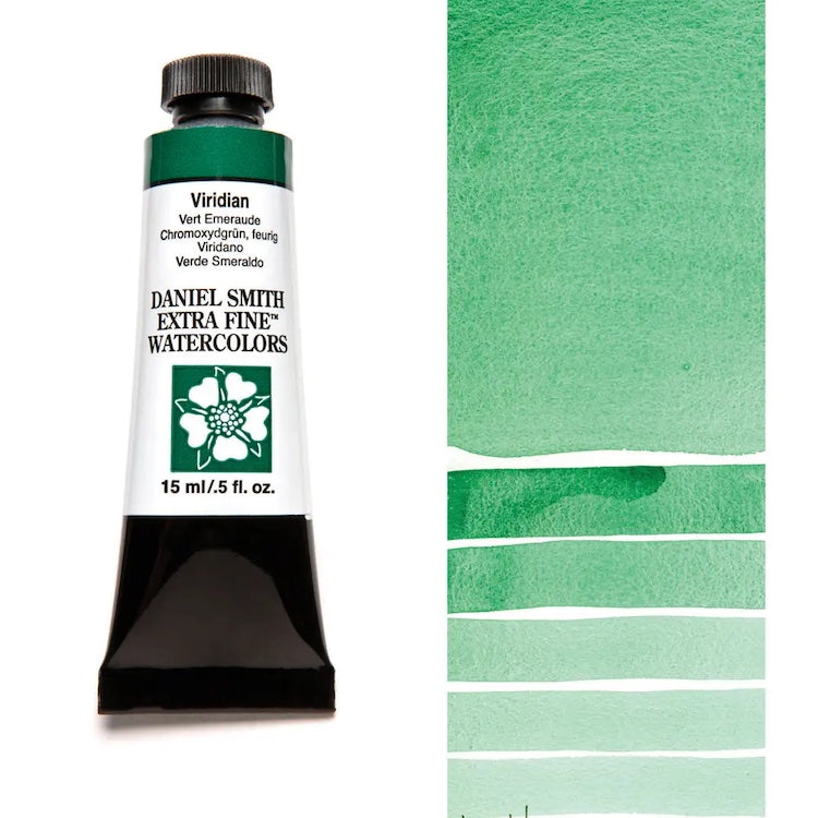 DANIEL SMITH Watercolour - 15mL - Viridian (PG18)