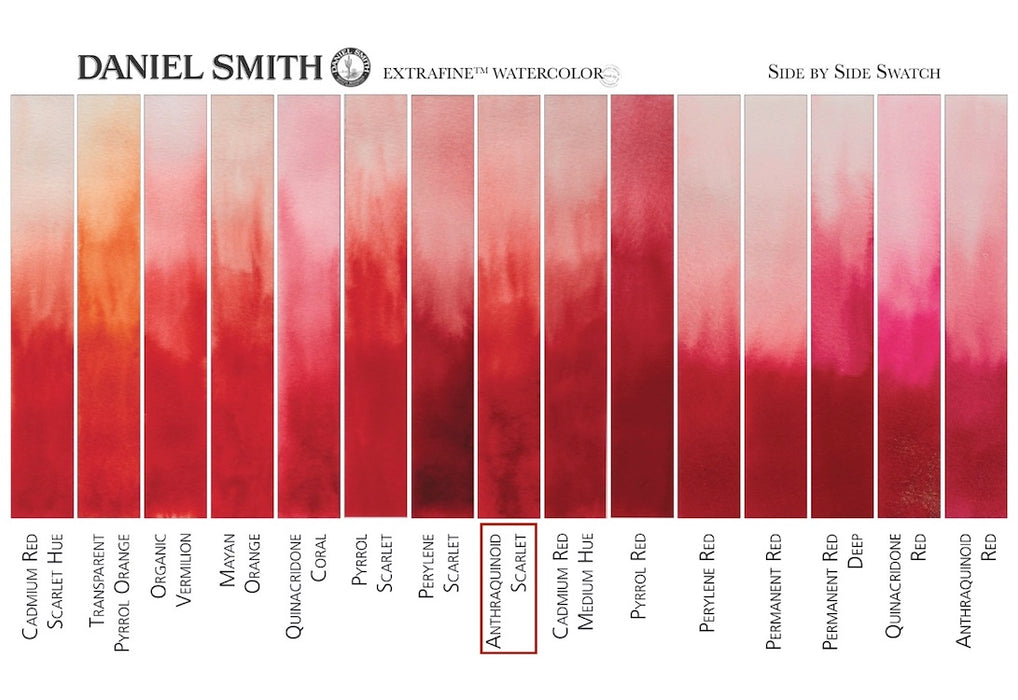 DANIEL SMITH Watercolour - 15mL - Anthraquinoid Scarlet (PR168)