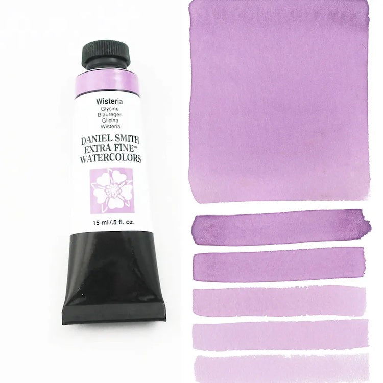 DANIEL SMITH Watercolour - 15mL - Wisteria (PW6,PR122)