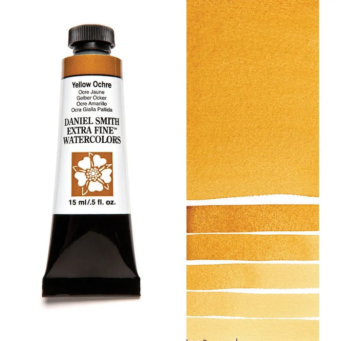 DANIEL SMITH Watercolour - 15mL - Yellow Ochre (PY43)