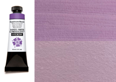 DANIEL SMITH Gouache - 15mL - Duochrome Mauve (PW20,PW6)