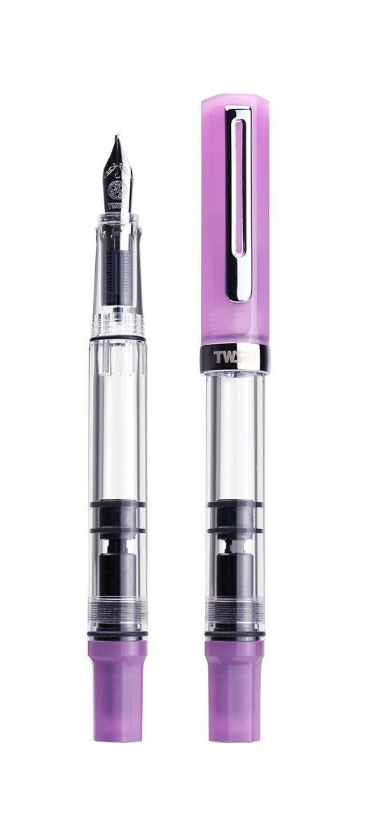 TWSBI Eco Fountain Pen - Glow Purple - Fine Nib