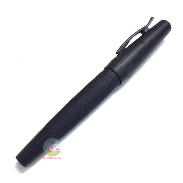 FABER-CASTELL e-motion - Pure Black - Fountain Pen - Med Nib (includes converter)