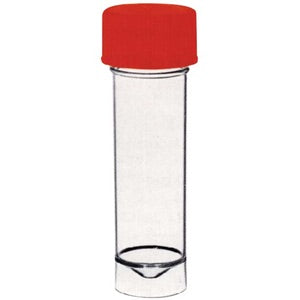 Ink Vial (Empty) with Red Cap 25mL - 3 Pack