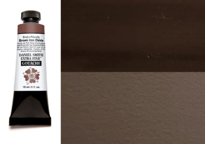 DANIEL SMITH Gouache - 15mL - Enviro Brown Iron Oxide (PBr6)