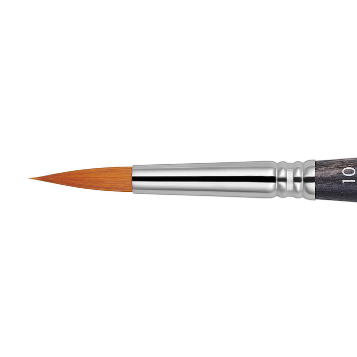 ESCODA Barroco (1514) Gold Toray (Synthetic) Watercolour Travel Brush - Pointed Round - Size 12 (6.9 x 27mm)