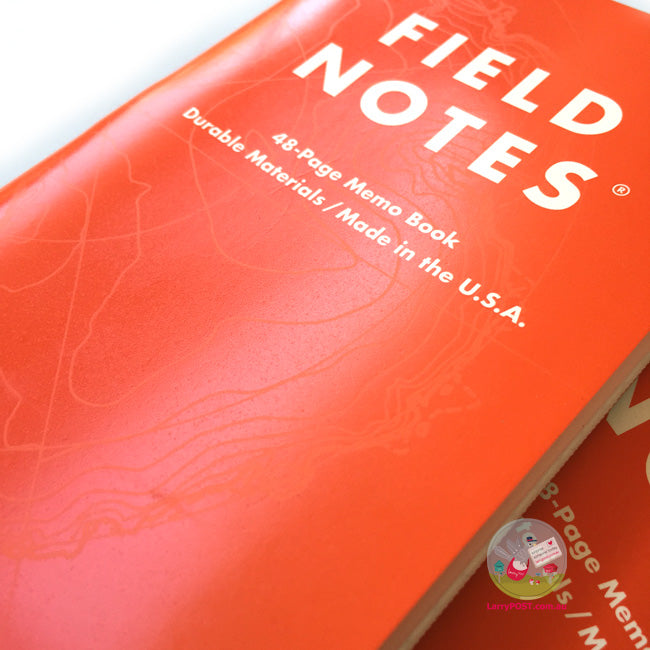 FIELD NOTES Expedition - Set of 3 - Pocket (A6 9 x 14cm) - Orange/Black - Dot Grid