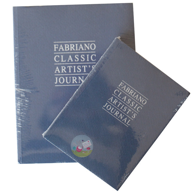FABRIANO Classic Artists's Journal - Ingres Paper - 90gsm - A6+ (12 x 16cm) - 192 Sheets