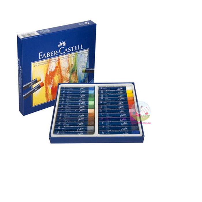 FABER-CASTELL Studio Quality Permanent Oil Pastels - Box of 24