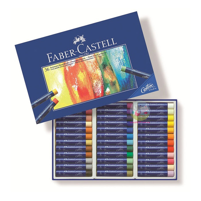 FABER-CASTELL Studio Quality Permanent Oil Pastels - Box of 36