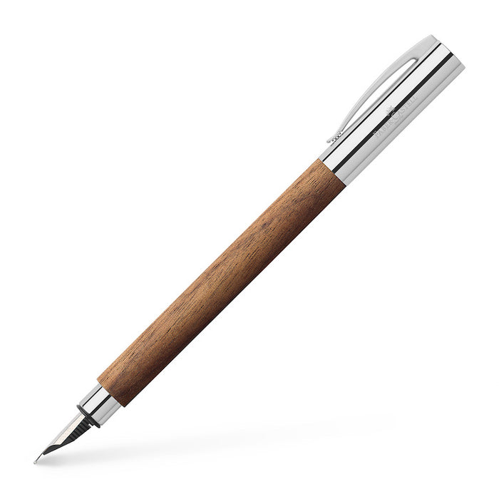FABER-CASTELL Ambition - Walnut - Fountain Pen (& Converter) - Medium Nib