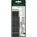 FABER-CASTELL Graphite Aquarelle - Set of 5 and Brush