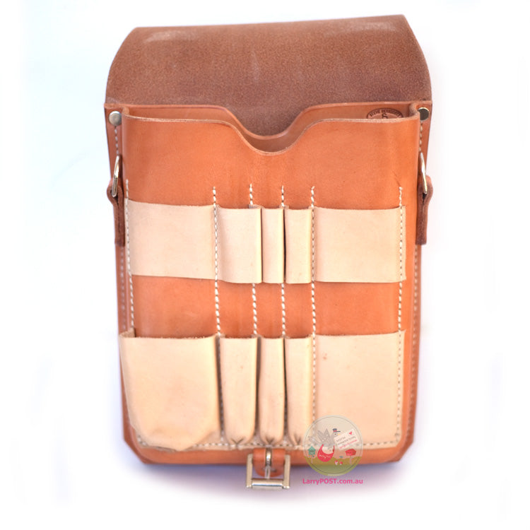 Gfeller Leather Field Case X - with Water Bottle pocket