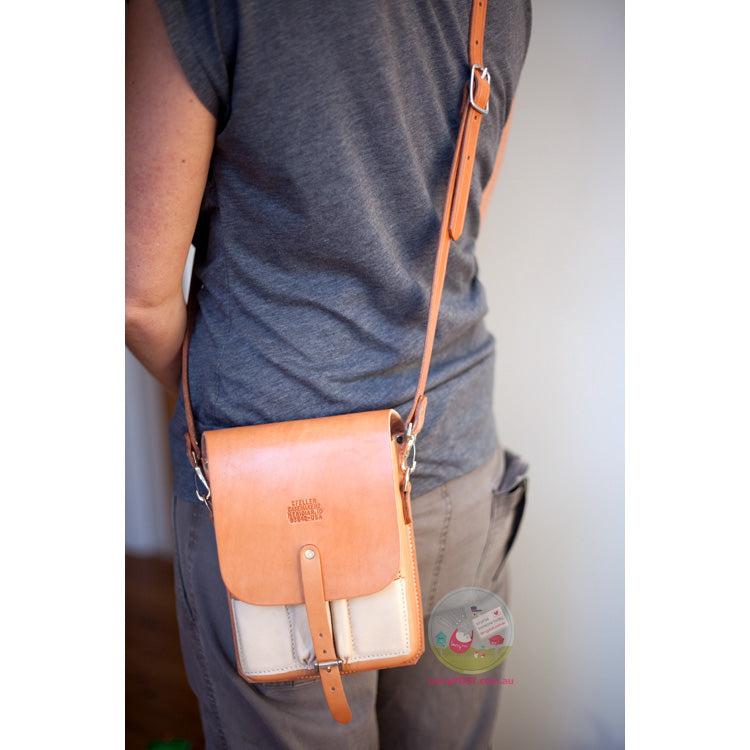Gfeller Leather Field Case X - with Water Bottle pocket
