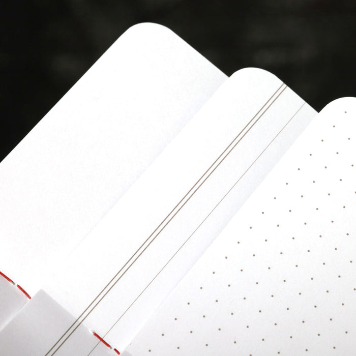 FIELD NOTES Flora - Set of 3 - Pocket (A6 9x14cm) - Dot grid / Lined / Plain x 1 of each
