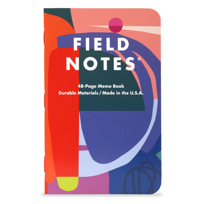 FIELD NOTES Flora - Set of 3 - Pocket (A6 9x14cm) - Dot grid / Lined / Plain x 1 of each