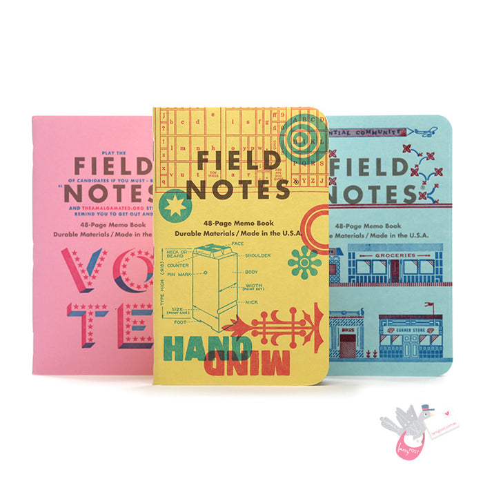 FIELD NOTES United States of Letterpress