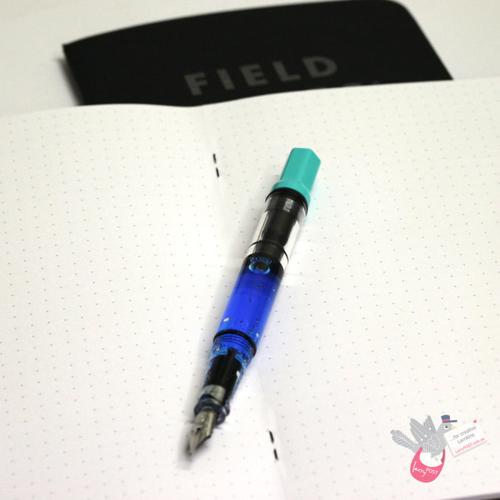 FIELD NOTES Pitch Black - Set of 2 - Medium (12 x 19cm) - Dot Grid