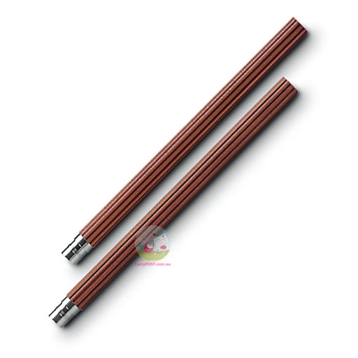 GRAF VON FABER-CASTELL Five No. V Pocket Pencils - Brown (5 Pack)