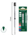 MONTEVERDE USA Capless Ceramic Gel Refill to fit PARKER Ballpoint Pens