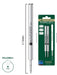 MONTEVERDE USA Capless Ceramic Rollerball Refill to fit CROSS