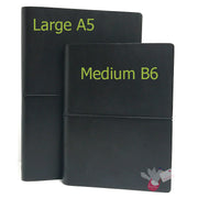 CIAK Bonded Leather Cover Address Book - Medium (B6) - Orange