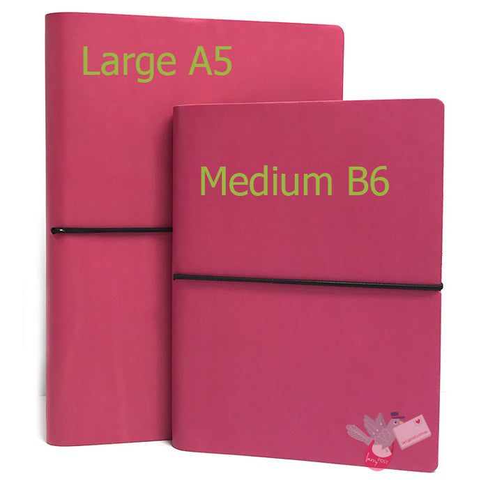 CIAK Classic Notebook - Medium (B6) - Squared / Grid - Pink