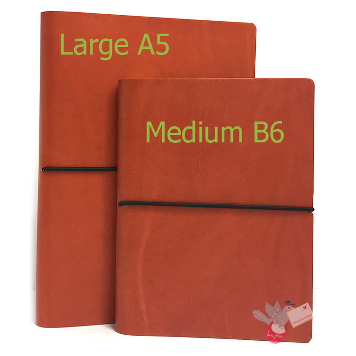 CIAK Classic Notebook - Medium (B6) - Squared / Grid - Orange