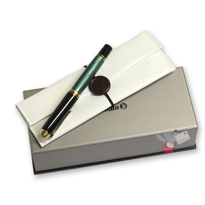 PELIKAN Souveran M400 Fountain Pen - Black/Green