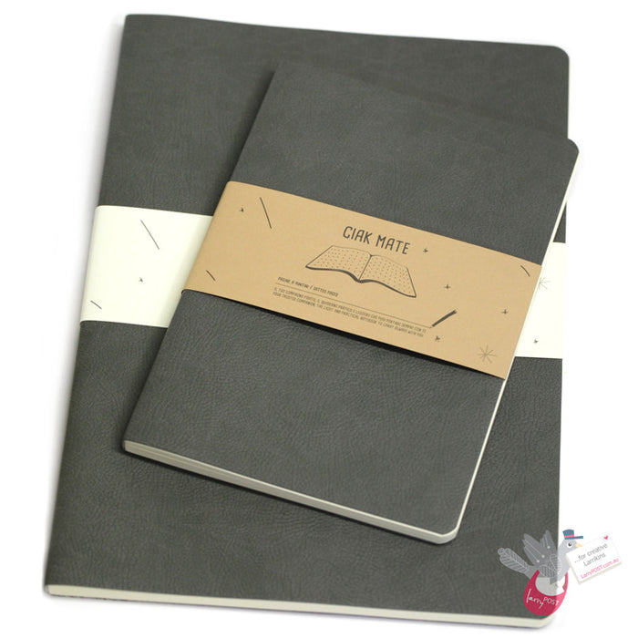 CIAK Mate Soft Cover Notebook - Large (A5) - Ruled - Anthracite