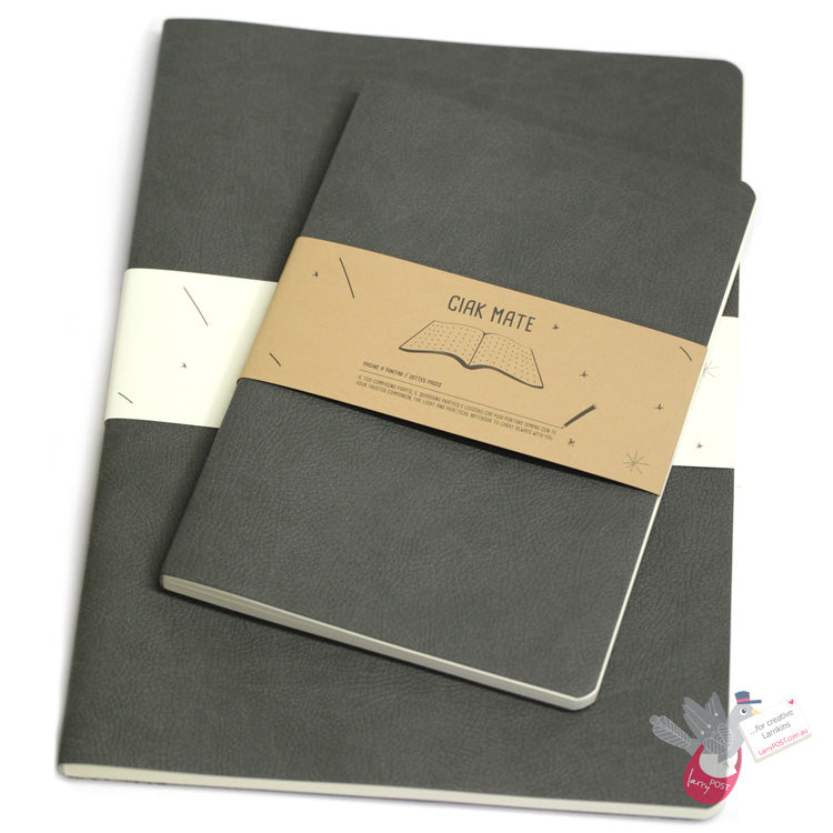 CIAK Mate Soft Cover Notebook - A4 - Ruled - Anthracite