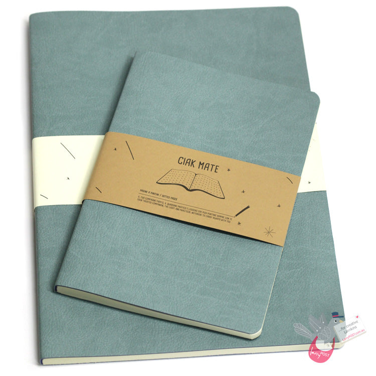 CIAK Mate Soft Cover Notebook - A4 - Ruled - Aqua