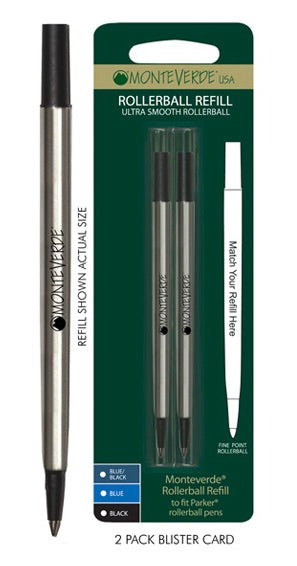MONTEVERDE USA Rollerball Refill to fit PARKER Rollerball Pens