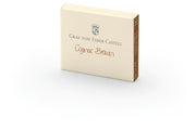 GRAF VON FABER-CASTELL Ink Cartridges - 6 Pack - Cognac Brown
