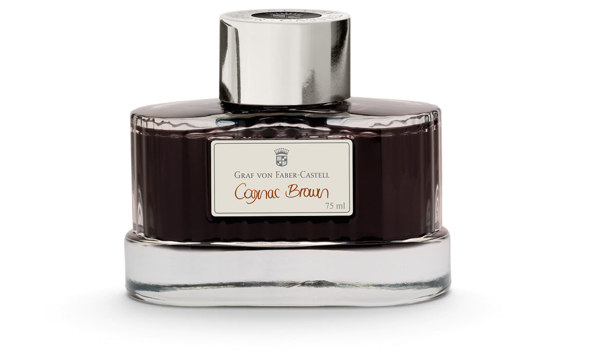 GRAF VON FABER-CASTELL Ink Bottle 75mL - Cognac Brown