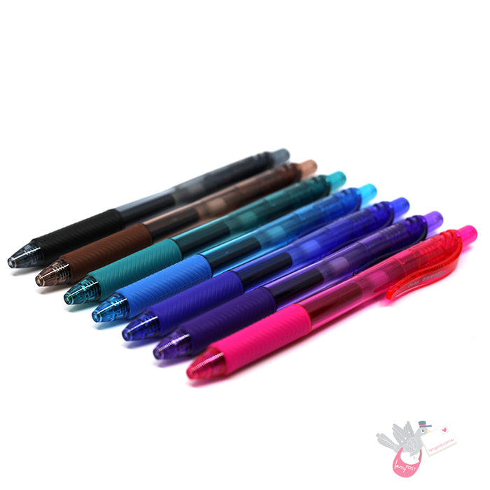 PENTEL Energel-X Retractable (0.5mm) Gel Pens - Set 7