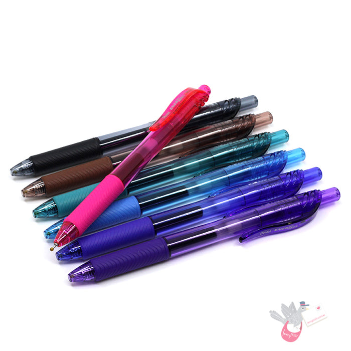 PENTEL Energel-X Retractable (0.5mm) Gel Pens - Set 7