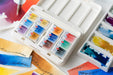 WHITE NIGHTS Limited Edition Artists' Watercolours Set - 12 Full Pans & Plastic Palette - Urban Landscape