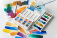 WHITE NIGHTS Limited Edition Artists' Watercolours Set - 12 Full Pans & Plastic Palette - Urban Landscape
