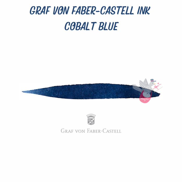 GRAF VON FABER-CASTELL Fountain Pen Ink - 5mL SAMPLE - Cobalt Blue